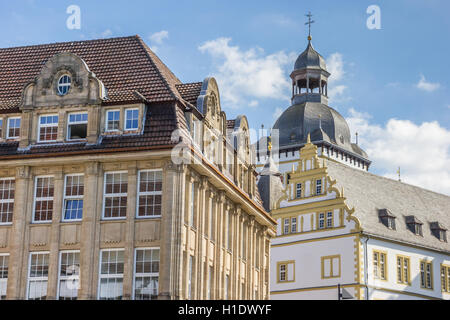 Alten Gebäude im historischen Zentrum von Paderborn, Deutschland Stockfoto