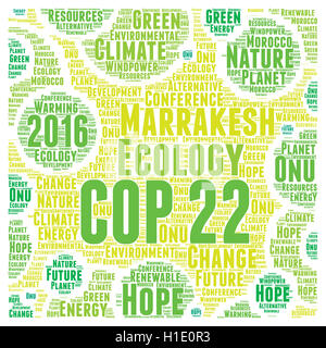 COP-22 in Marrakesch, Marokko Stockfoto