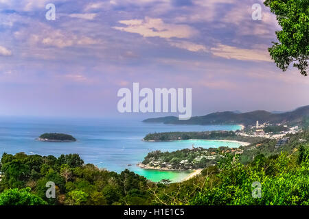 Phuket, Thailand, Asien, Strände, Reisen, Sonnenuntergang, Patong, Karon, Kata Stockfoto