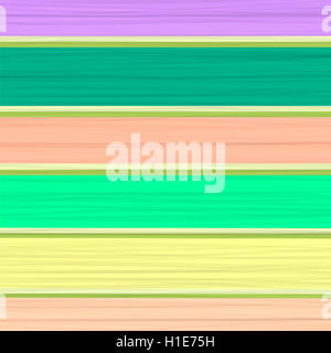Farbige Holzplanken. Bunte Boards. Stockfoto