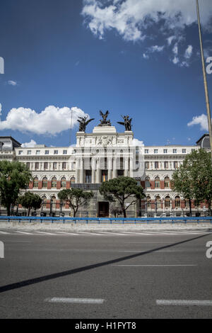 Landwirtschaftsministerium Bild der Stadt von Madrid, seine ausgenützt Stockfoto