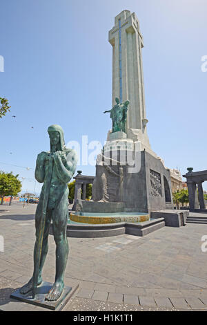 Denkmal Monumento ein Los Caídos, Plaza de Espana, Santa Cruz, Teneriffa, Kanarische Inseln, Spanien Stockfoto