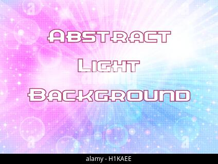 Abstrakter rosa und blauen Hintergrund Stock Vektor
