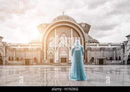 Welaayat Persekutan Moschee mit islamischen Malaysia Muslime beten in Malaysia, Asien Stockfoto