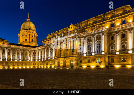 Budaer Burg oder der königliche Palast in der Stadt Budapest in Ungarn. Stockfoto