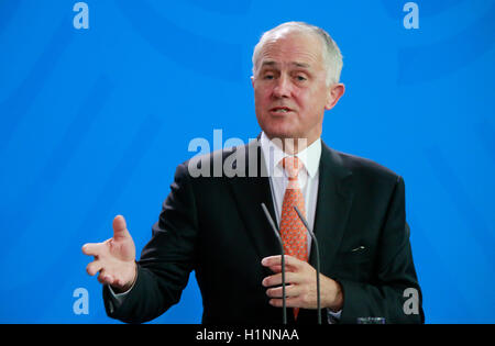 Malcolm Turnbull - Treffen der dt. Bundeskanzlerin Mit Dem Australischen Ministerpraesidenten, Bundeskanzleramt, 13. 20 November Stockfoto