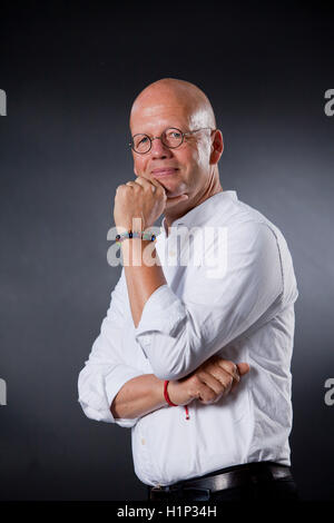 Jan-Philipp Sendker, deutscher Autor und Journalist, an das Edinburgh International Book Festival. Edinburgh, Schottland. 18. August 2016 Stockfoto