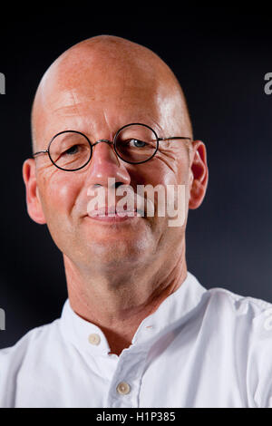 Jan-Philipp Sendker, deutscher Autor und Journalist, an das Edinburgh International Book Festival. Edinburgh, Schottland. 18. August 2016 Stockfoto