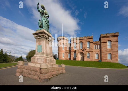 Flora MacDonald Statue in Inverness Castle, Inverness-shire Stockfoto