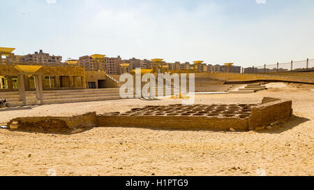 Ägypten, Kairo, das nationale Museum der ägyptischen Zivilisation (NMEC), noch nicht eröffnete im Dezember 2015: Fatimiden Gerberei. Stockfoto