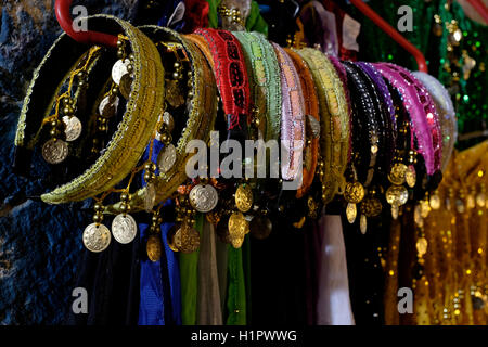 Souvenirs zum Verkauf auf dem Markt in der Altstadt Ost-Jerusalem Israel Stockfoto