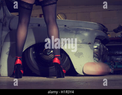 Strumpf mit high heels Stockfoto, Bild: 279089760 Alamy Strumpf mit high heels Stockfoto, Bild: 279089760 Alamy