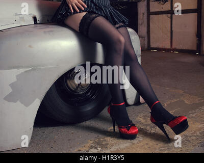 Strumpf mit high heels Stockfoto, Bild: 279089760 Alamy Strumpf mit high heels Stockfoto, Bild: 279089760 Alamy