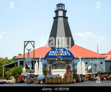 Benjamins Lighthouse Restaurant in Myrtle Beach, South Carolina Stockfoto