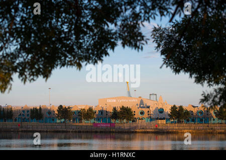 BBC-Film-Studios im Roath Lock, Tiger Bay, Cardiff Bay Stockfoto