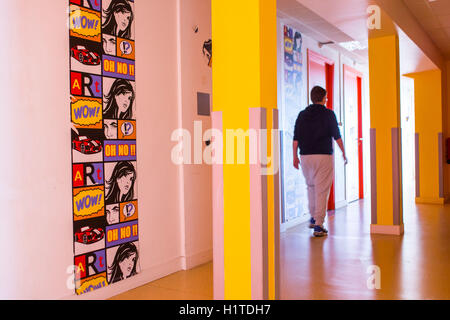 Adipositas Versorgung und Behandlung Zentrum für Kinder und Jugendliche, Les Terrasses, Niort Frankreich. Stockfoto