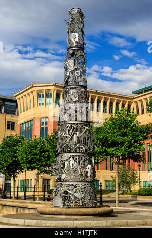 Schmied-Nadel an den Kai Newcastle Upon Tyne in England Stockfoto