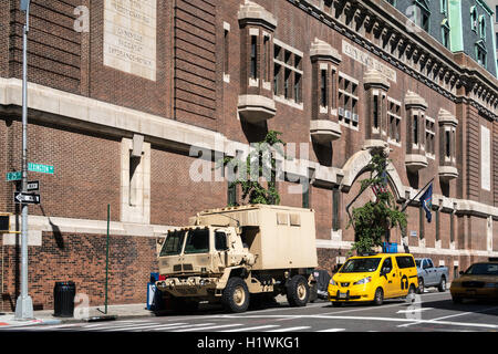 69. Regiment Armory, 68 Lexington Avenue am 26th Street, New York City Stockfoto