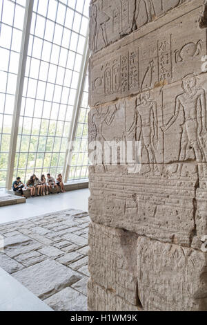 Tempel von Dendur im Metropolitan Museum of Art, New York, USA Stockfoto