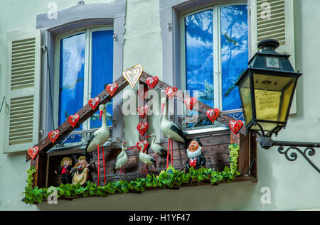 Rue de Colmar. Frankreich Stockfoto