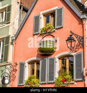 Rue de Colmar. Frankreich Stockfoto