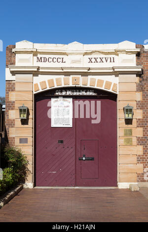 Old Dubbo Gaol war ein Gefängnis in der Stadt Dubbo, New-South.Wales, Australien. Stockfoto