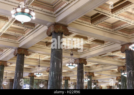 Innenraum der ehemaligen Reserve Bank Gebäude nun Macquarie Bank bei Martin Platz Sydney CBD New South Wales Australien Stockfoto