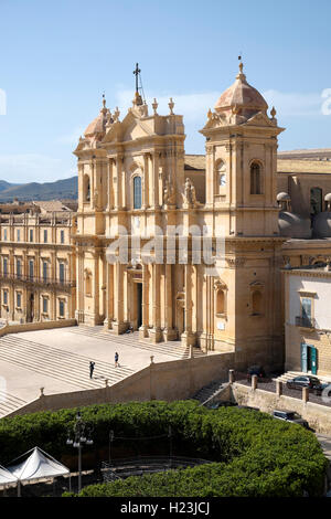 Die Kathedrale von Noto, Noto, Sizilien, Italien Stockfoto