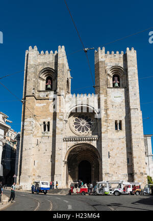 Catedral Sé Patriarcal, der Kathedrale, dem historischen Zentrum von Lissabon, Lissabon, Portugal Stockfoto