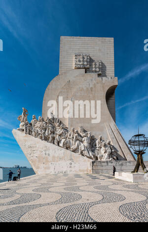 Padrão dos Descobrimentos, das Denkmal der Entdeckungen, Belém, Lissabon, Portugal Stockfoto