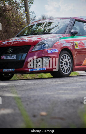 Rom, Italien. 24. September 2016. 4. Rallye die Stadt von Roma Capitale, italienische Rally Meisterschaft, 23-24-25 September 2016, 2. Tag des Wettbewerbs Credit: Manuel Bianconi/Alamy Live News Stockfoto