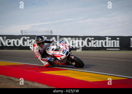 Motorland Aragon, Alcaniz, Spanien. 25. September 2016. MotoGP Grand Prix von Aragon. Tag des Rennens. Scott Redding (GBR), OCTO Pramac Yakhnich Reiter, Credit: Action Plus Sport/Alamy Live News Stockfoto