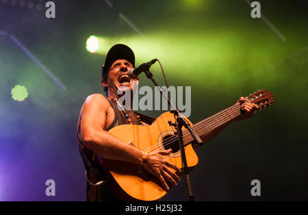 Barcelona, Spanien. 24. September 2016. Dani Lança im Konzert am Tag 3 des Festes De La Merce. Bildnachweis: Charlie Perez/Alamy Live-Nachrichten Stockfoto