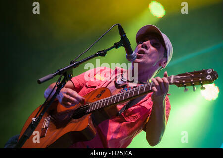 Barcelona, Spanien. 24. September 2016. Manu Chao führt im Konzert am Tag 3 des Festes De La Merce. Bildnachweis: Charlie Perez/Alamy Live-Nachrichten Stockfoto