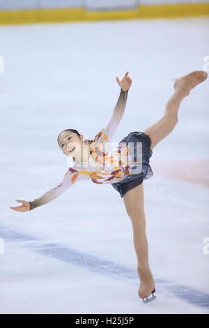 Tokio, Japan. 24. Sep, 2016. Ibuki Sato Eiskunstlauf: Tokyo Eiskunstlauf Meisterschaft 2016, Junior Frauen Kür DyDo Drinco Ice Arena in Tokio, Japan. © AFLO SPORT/Alamy Live-Nachrichten Stockfoto