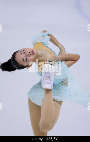 Tokio, Japan. 24. Sep, 2016. Akari Matsubara Eiskunstlauf: Tokyo Eiskunstlauf Meisterschaft 2016, Junior Frauen Kür DyDo Drinco Ice Arena in Tokio, Japan. © AFLO SPORT/Alamy Live-Nachrichten Stockfoto