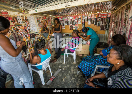 Beauty-Salon in Katutura, Windhoek, Namibia Stockfoto