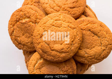 Runde Hafer cookies Stockfoto