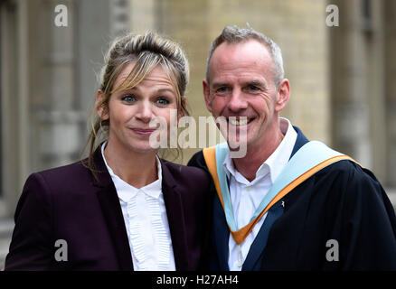 Datei, Foto vom 12/02/15 von Zoe Ball und ihrem DJ-Ehemann Norman Cook - besser bekannt als Fatboy Slim - die ihre Trennung angekündigt haben, aber sagen, sie bleiben "große Freunde". Stockfoto