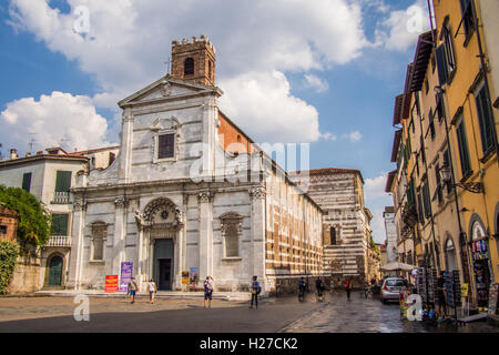 San Giovanni Kirche in Lucca, Toskana, Italien. Stockfoto