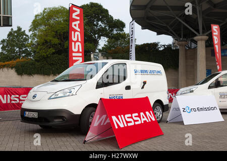 Nissan e-NV200 elektrische Lieferwagen Stockfoto