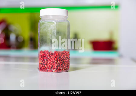 Getrockneten Beeren im Glas Stockfoto