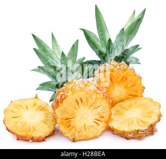 Beliebte Honig Königin Ananas von Bangladesch über weißem Hintergrund Stockfoto