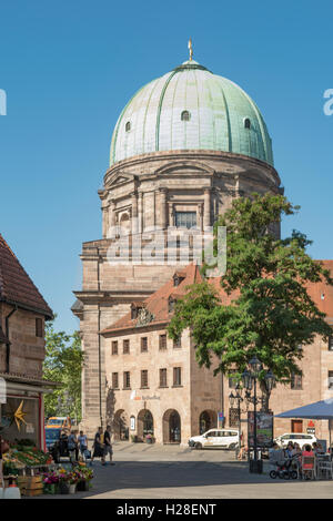 Kuppel der Kirche St. Elizabeths, Nürnberg, Bayern, Deutschland Stockfoto