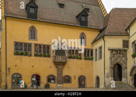 Alter Rathaus Platz, Regensburg, Bayern, Deutschland Stockfoto