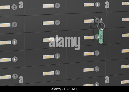 Safes, 3D rendering Stockfoto