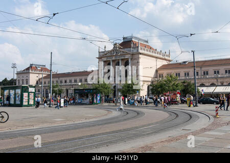 Der Bahnhof in Zagreb Stockfoto