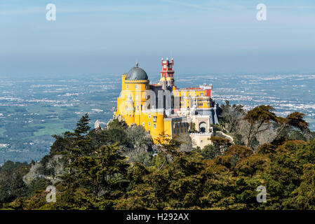 Palácio Nacional da Pena, Pena Nationalpalast von Sintra, Portugal Stockfoto