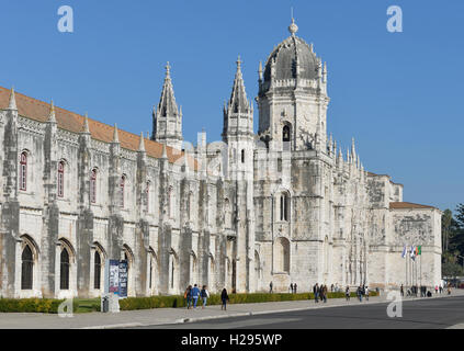 Igreja Santa Maria Belém (Mosteiro Dos Jerónimos) Belem, nahe Lissabon, Portugal, EU Stockfoto