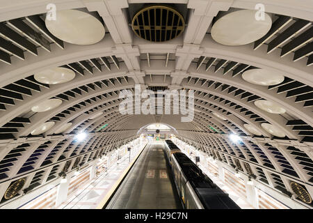 Bahnhof und Busbahnhof Mass Rapid Transit u-Bahn terminal in Seattle Washington-Pionier Stockfoto